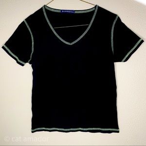 Brandy Melville Zelly Contrast Stitching Top